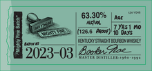 Load image into Gallery viewer, Booker’s® Bourbon Collection Booker’s Mighty Fine Batch 2023-03 750mL
