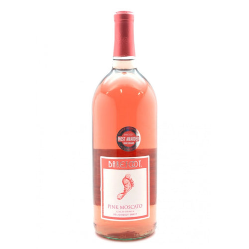 Barefoot - Pink Moscato 1.5L Type: White Categories: 1.5L, California, Moscato, quantity high enough for online, region_California, size_1.5L, subtype_Moscato. Buy today at Wine and Liquor Mart Poughkeepsie