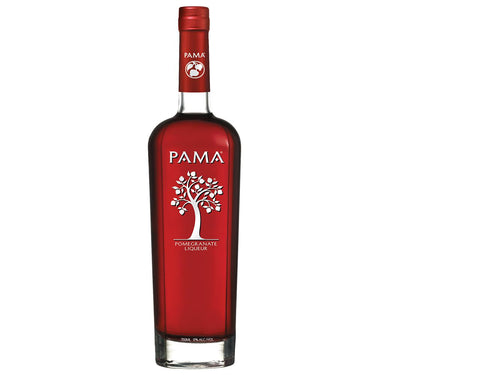Pama  Pomegranate Liqueur 750mL Type: Liquor Categories: 750mL, Liqueur, quantity low hide from online store, size_750mL, subtype_Liqueur. Buy today at Wine and Liquor Mart Poughkeepsie