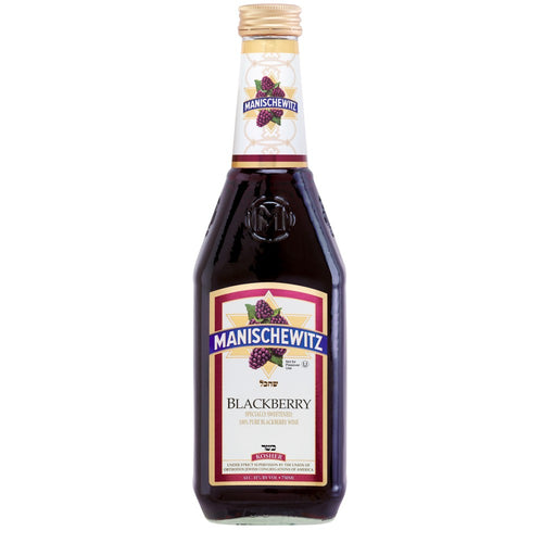 Manischewitz - Blackberry Wine 750mL Type: Red Categories: 750mL, New York, quantity high enough for online, Red Blend, region_New York, size_750mL, subtype_Red Blend. Buy today at Wine and Liquor Mart Poughkeepsie