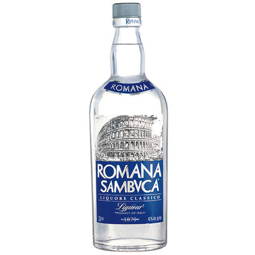 Romana Sambvca Liqueur 1 L Type: Liquor Categories: 1L, Liqueur, quantity low hide from online store, size_1L, subtype_Liqueur. Buy today at Wine and Liquor Mart Poughkeepsie