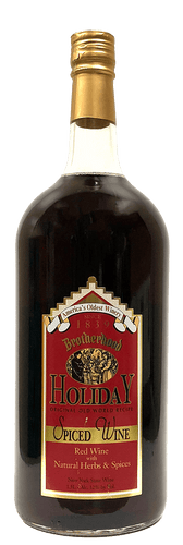 Brotherhood Winery Holiday Spiced Wine 1.5L Type: Red Categories: 1.5L, New York, quantity high enough for online, Red Blend, region_New York, size_1.5L, subtype_Red Blend. Buy today at Wine and Liquor Mart Poughkeepsie