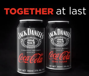 Jack & Coke Jack Daniels Tennessee Whiskey & Coca Cola 4 Pack/355mL