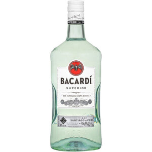 Bacardi Superior Rum 1.75L Glass Bottle