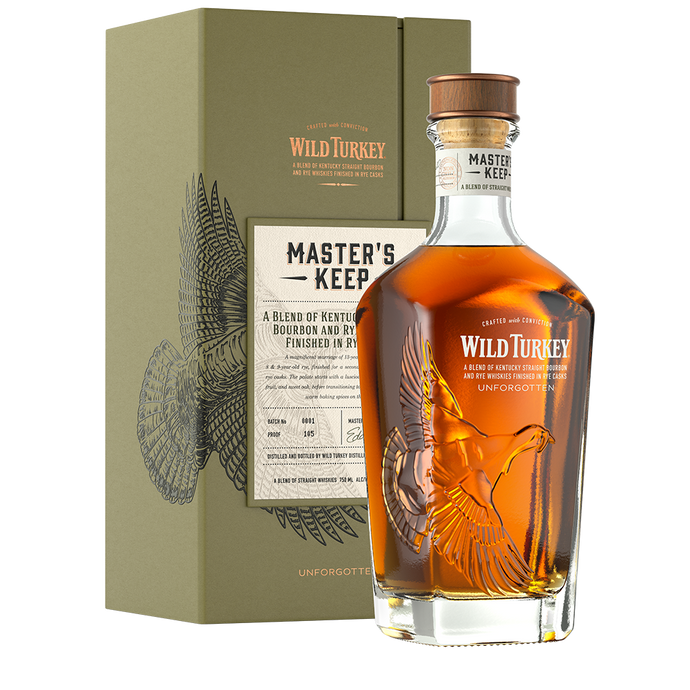 Wild Turkey Master’s Keep UNFORGOTTEN Batch No. 0001 Blended Kentucky Straight Rye Bourbon Whiskey 750mL