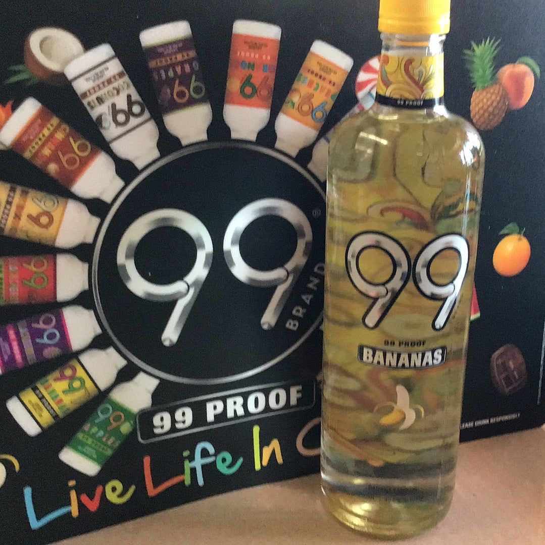 99 Bananas Schnapps Liqueur 750mL Wine & Liquor Mart