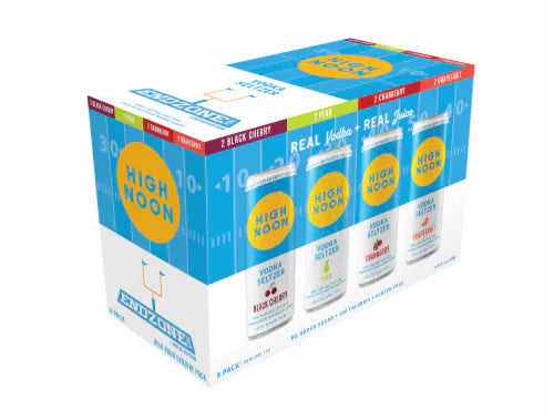 High Noon Vodka Hard Seltzer Endzone Variety Pack 8pk Cans