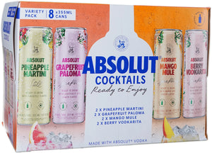 Absolut Cocktails Variety 8 Pack