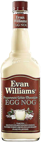 Evan Williams Peppermint White Chocolate Egg Nog 750mL