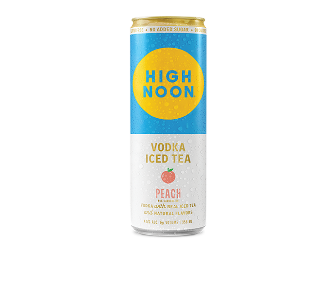 High Noon Peach Vodka Iced Tea 4pk cans 355mL