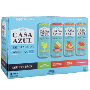 Casa Azul Tequila Soda Variety 8 Pack/355mL