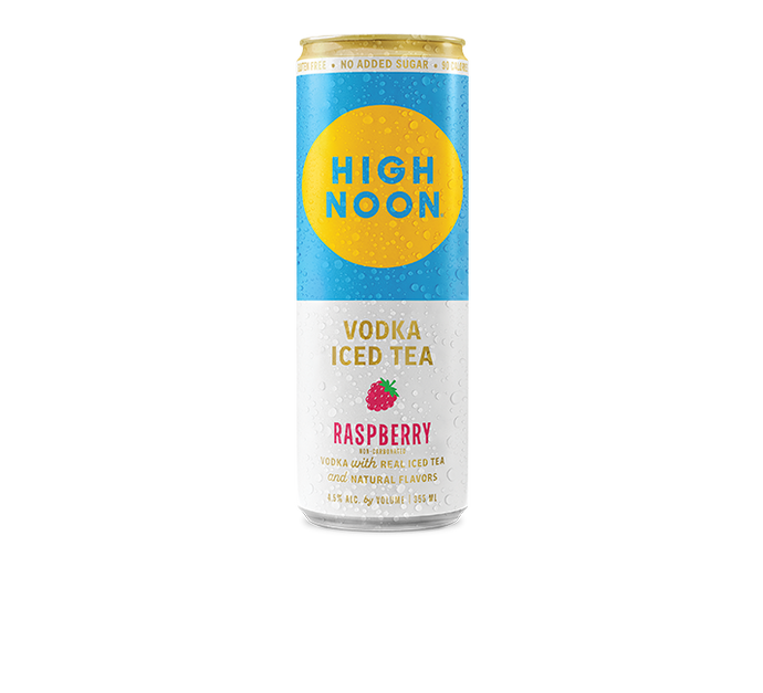 High Noon Vodka Raspberry Iced Tea 4pk cans 355mL