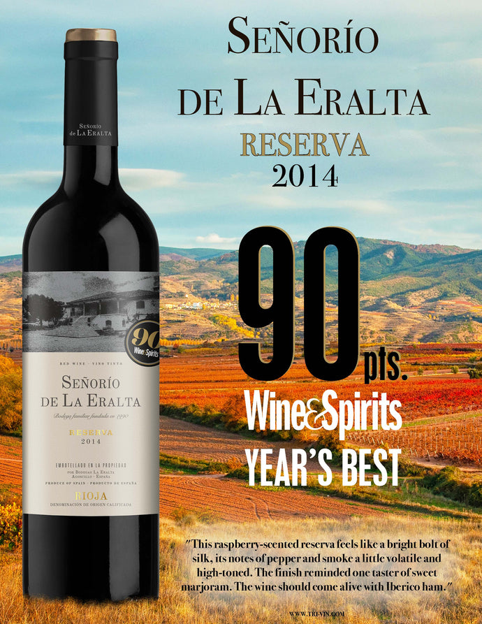 Senorio De La Eralta Rioja Reserva 2014 750mL