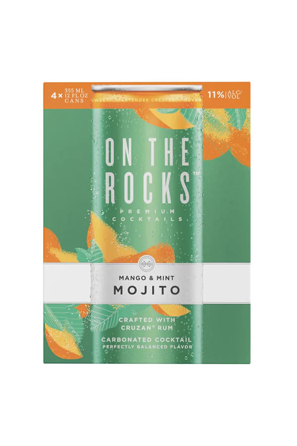 On The Rocks Mango Mojito 4pk 355mL