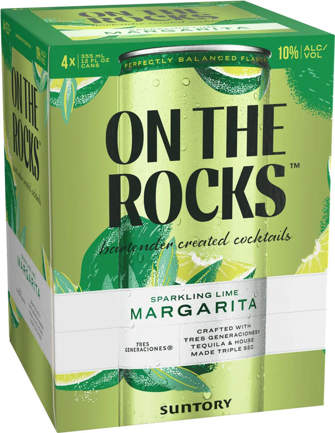 On The Rocks Lime Margarita 4pk 355mL