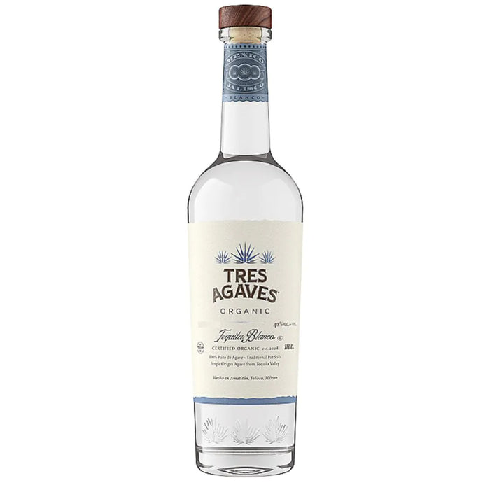 Tres Agaves Organic Blanco Tequila 1L