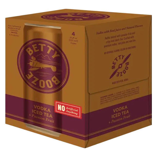 Betty Booze Vodka Iced Tea Lemonade 4pk cans 355mL