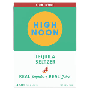 High Noon Blood Orange Tequila Seltzer Variety 4 Pack/355mL