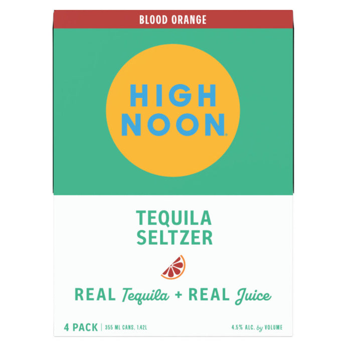 High Noon Blood Orange Tequila Seltzer Variety 4 Pack/355mL