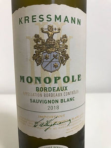 Kressman Monopole Bordeaux Sauvignon Blanc 750mL