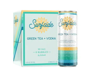 Surfside Green Tea 4pk cans 355mL