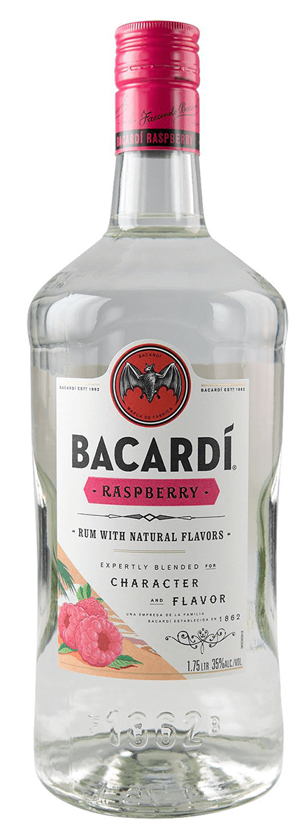 Bacardi Raspberry Rum 1.75L Type: Liquor Categories: 1.75L, Flavored, Rum, size_1.75L, subtype_Flavored, subtype_Rum. Buy today at Wine and Liquor Mart Poughkeepsie