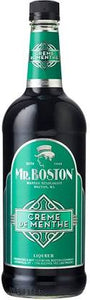 Mr. Boston Creme de Menthe Green 1 L Type: Liquor Categories: 1L, Liqueur, quantity high enough for online, size_1L, subtype_Liqueur. Buy today at Wine and Liquor Mart Poughkeepsie