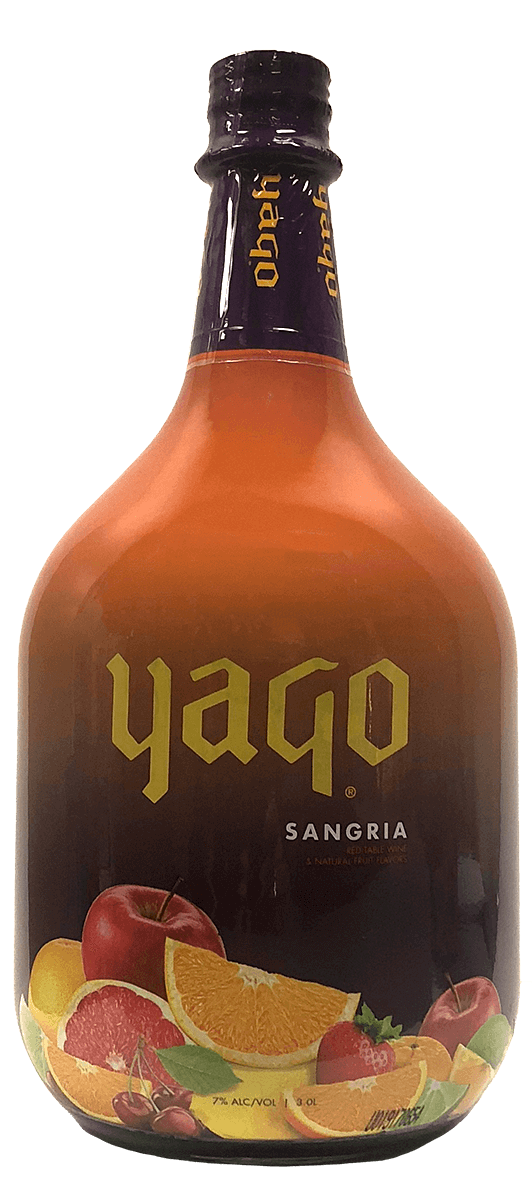 Yago Red Sangria  3L Type: Red Categories: 3L, Red, Sangria, size_3L, subtype_Red, subtype_Sangria. Buy today at Wine and Liquor Mart Poughkeepsie