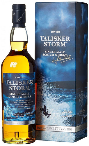 Talisker Storm Single Malt Scotch Whisky 750mL Type: Liquor Categories: 750mL, Scotch, size_750mL, subtype_Scotch, subtype_Whiskey, Whiskey. Buy today at Wine and Liquor Mart Poughkeepsie