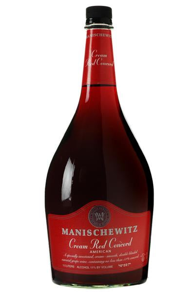 Manischewitz Cream Red 1.5L Type: Red Categories: 1.5L, New York, quantity high enough for online, Red Blend, region_New York, size_1.5L, subtype_Red Blend. Buy today at Wine and Liquor Mart Poughkeepsie