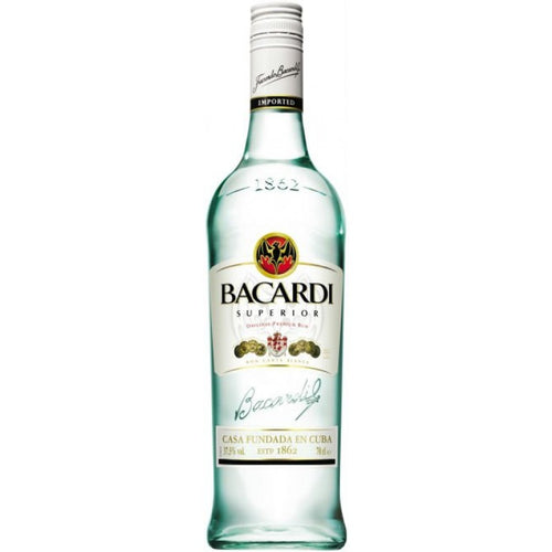 Bacardi Superior 750mL Type: Liquor Categories: 750mL, quantity high enough for online, Rum, size_750mL, subtype_Rum. Buy today at Wine and Liquor Mart Poughkeepsie
