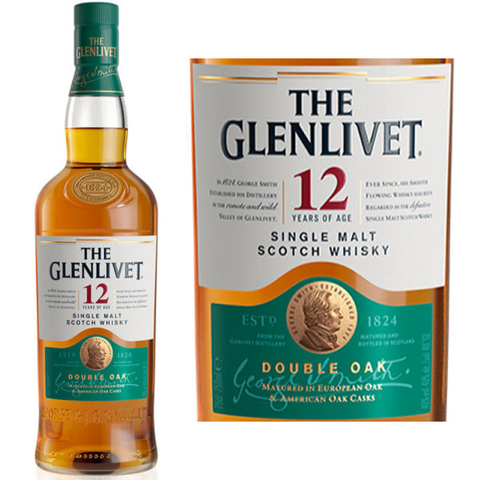 Glenlivet 12 Year Single Malt Scotch Whisky 750mL