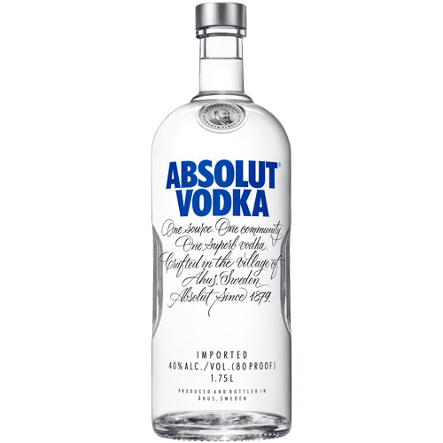 Absolut Vodka 1.75L Type: Liquor Categories: 1.75L, quantity high enough for online, size_1.75L, subtype_Vodka, Vodka. Buy today at Wine and Liquor Mart Poughkeepsie