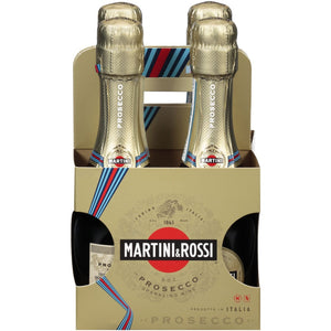 Martini & Rossi Sparkling Prosecco 187mL 4pack Type: Champagne & Sparkling Categories: 187mL (4 Pack), Italy, Prosecco, region_Italy, size_187mL (4 Pack), Sparkling Wine, subtype_Prosecco, subtype_Sparkling Wine. Buy today at Wine and Liquor Mart Poughkeepsie
