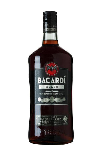 Bacardi Black Rum 1.75L Type: Liquor Categories: 1.75L, Flavored, quantity high enough for online, Rum, size_1.75L, subtype_Flavored, subtype_Rum. Buy today at Wine and Liquor Mart Poughkeepsie
