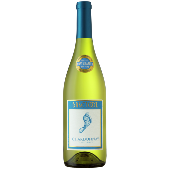Barefoot - Chardonnay 750mL Type: White Categories: 750mL, California, Chardonnay, quantity high enough for online, region_California, size_750mL, subtype_Chardonnay. Buy today at Wine and Liquor Mart Poughkeepsie
