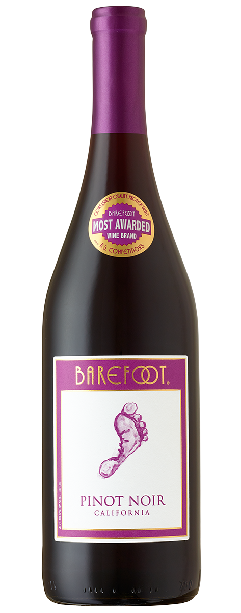 Barefoot Pinot Noir - 750mL Type: Red Categories: 750mL, California, Pinot Noir, quantity high enough for online, region_California, size_750mL, subtype_Pinot Noir. Buy today at Wine and Liquor Mart Poughkeepsie