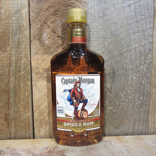 Captain Morgan Spiced Rum 70 proof 375mL Type: Liquor Categories: 375mL, quantity high enough for online, Rum, size_375mL, Spiced, subtype_Rum, subtype_Spiced. Buy today at Wine and Liquor Mart Poughkeepsie