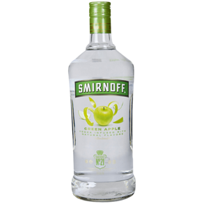 Smirnoff Green Apple Flavored Vodka 1.75L Type: Liquor Categories: 1.75L, Flavored, quantity high enough for online, size_1.75L, subtype_Flavored, subtype_Vodka, Vodka. Buy today at Wine and Liquor Mart Poughkeepsie