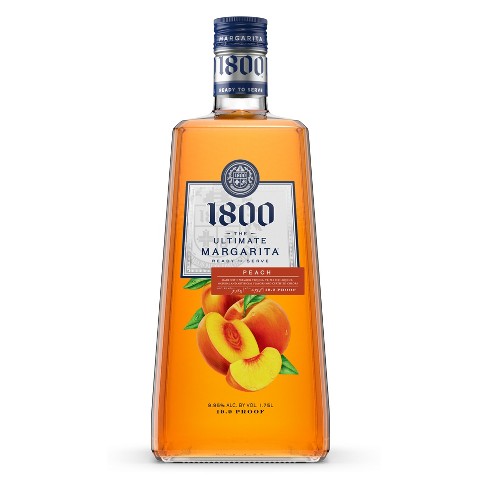 1800 Ultimate Peach Margarita Ready to Drink 1.75L Type: Liquor Categories: 1.75L, quantity high enough for online, Ready to Drink, size_1.75L, subtype_Ready to Drink. Buy today at Wine and Liquor Mart Poughkeepsie