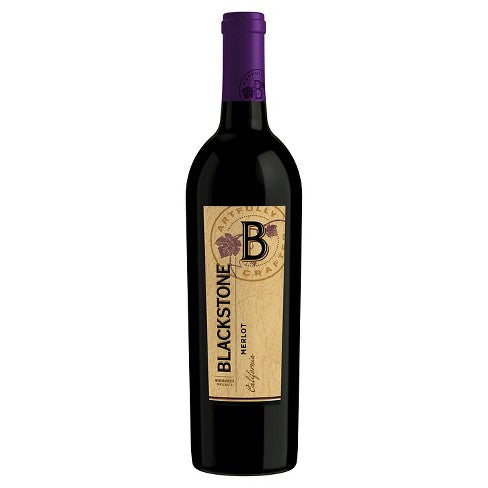 Blackstone Merlot Red Wine - 750ml Bottle Type: Red Categories: 750mL, California, Merlot, quantity high enough for online, region_California, size_750mL, subtype_Merlot. Buy today at Wine and Liquor Mart Poughkeepsie