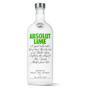 Absolut Lime Vodka 1L Type: Liquor Categories: 1L, Flavored, size_1L, subtype_Flavored, subtype_Vodka, Vodka. Buy today at Wine and Liquor Mart Poughkeepsie
