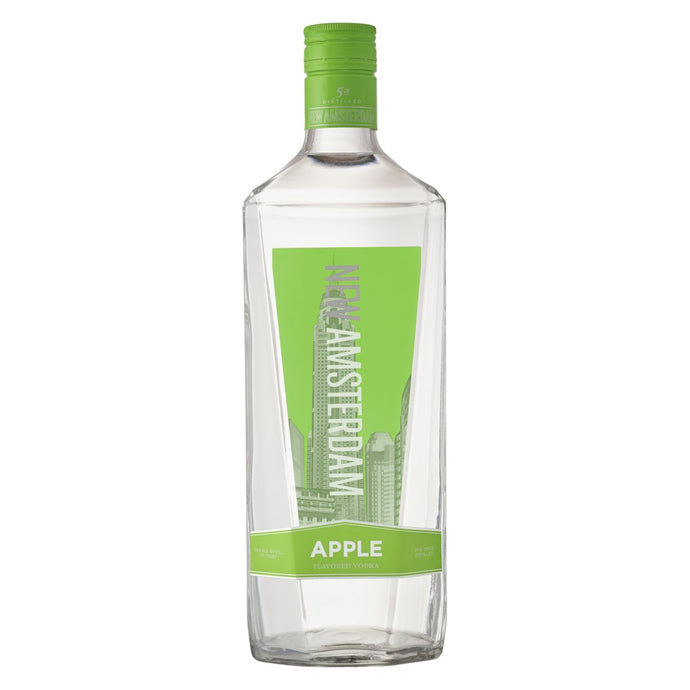 New Amsterdam Apple Flavored Vodka 1.75L Type: Liquor Categories: 1.75L, Flavored, quantity high enough for online, size_1.75L, subtype_Flavored, subtype_Vodka, Vodka. Buy today at Wine and Liquor Mart Poughkeepsie