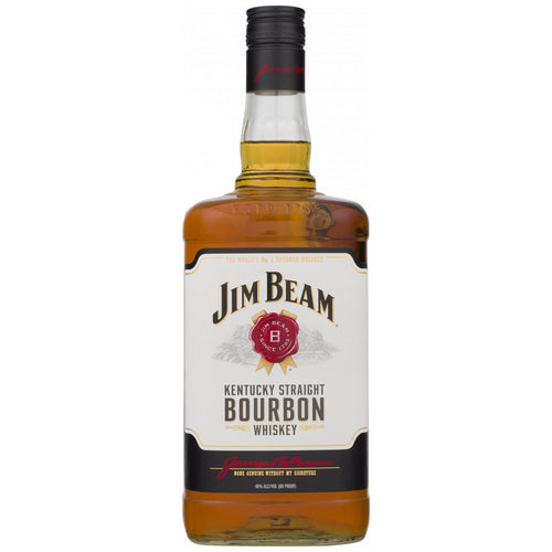 Jim Beam Kentucky Straight Bourbon Whiskey 1.75L Type: Liquor Categories: 1.75L, Bourbon, size_1.75L, subtype_Bourbon, subtype_Whiskey, Whiskey. Buy today at Wine and Liquor Mart Poughkeepsie