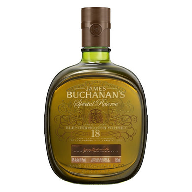 James Buchanan's 18 year Blended Scotch Whisky Special Reserve - 750ml Bottle Type: Liquor Categories: 750mL, quantity high enough for online, Scotch, size_750mL, subtype_Scotch, subtype_Whiskey, Whiskey. Buy today at Wine and Liquor Mart Poughkeepsie