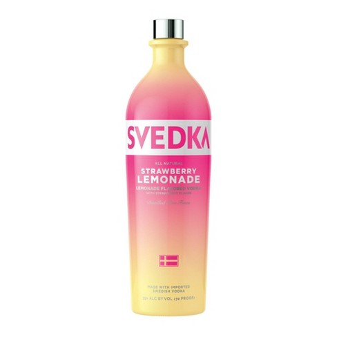 SVEDKA Strawberry Lemonade Flavored Vodka - 1L Bottle Type: Liquor Categories: 1L, Flavored, quantity high enough for online, size_1L, subtype_Flavored, subtype_Vodka, Vodka. Buy today at Wine and Liquor Mart Poughkeepsie