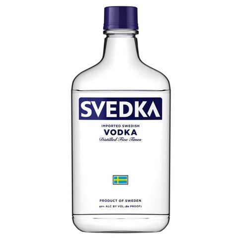 Svedka Vodka 375mL Type: Liquor Categories: 375mL, quantity high enough for online, size_375mL, subtype_Vodka, Vodka. Buy today at Wine and Liquor Mart Poughkeepsie