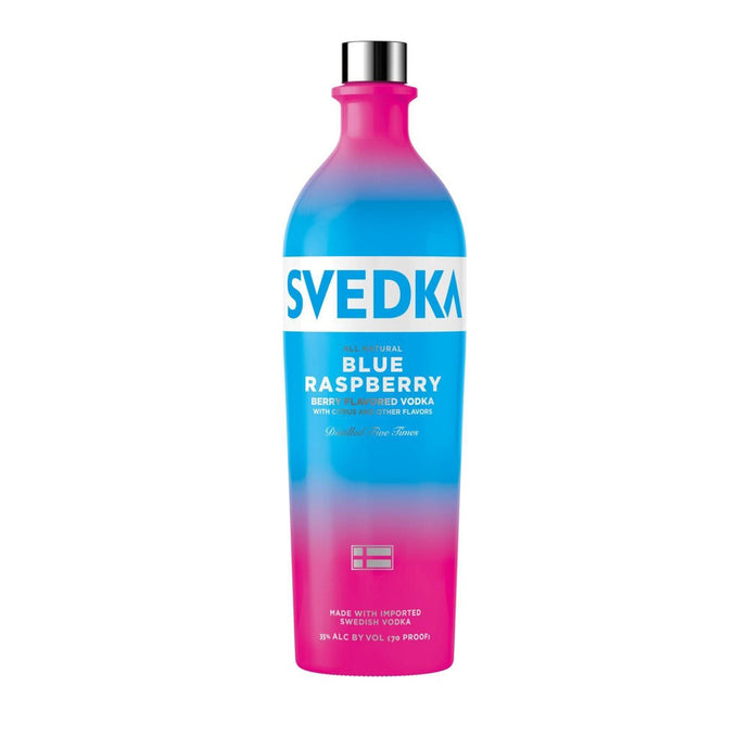 SVEDKA Blue Raspberry Flavored Vodka - 1L Bottle Type: Liquor Categories: 1L, Flavored, quantity high enough for online, size_1L, subtype_Flavored, subtype_Vodka, Vodka. Buy today at Wine and Liquor Mart Poughkeepsie