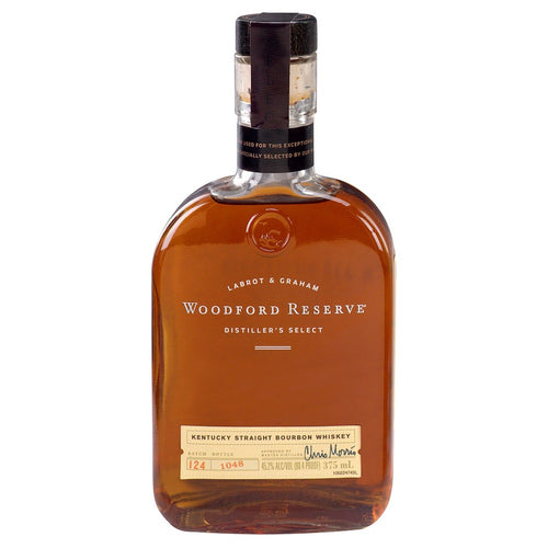 Woodford Reserve Kentucky Straight Bourbon Whiskey - 375mL Type: Liquor Categories: 375mL, Bourbon, size_375mL, subtype_Bourbon, subtype_Whiskey, Whiskey. Buy today at Wine and Liquor Mart Poughkeepsie