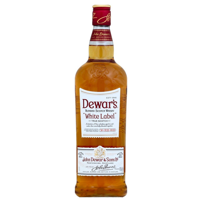 Dewar's - Scotch Whiskey1L Type: Liquor Categories: 1L, quantity high enough for online, Scotch, size_1L, subtype_Scotch, subtype_Whiskey, Whiskey. Buy today at Wine and Liquor Mart Poughkeepsie